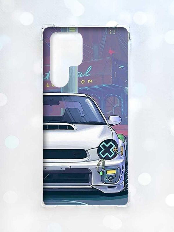 Чохол з потовщеними кутами на Samsung Galaxy S22 Ultra :: Авто аніме (принт 239)