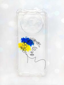 Чохол з потовщеними кутами на Xiaomi Redmi A3 :: Українка Арт (принт 3)