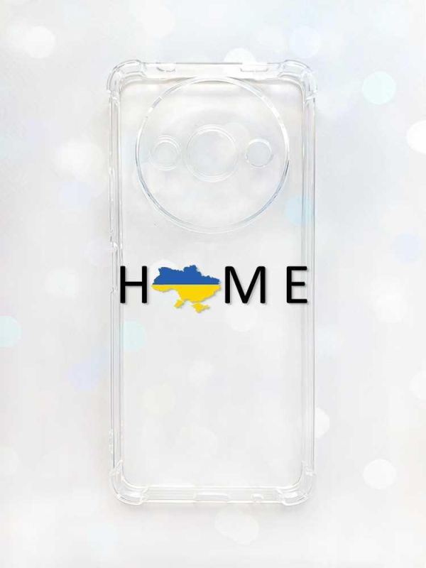 Чохол з потовщеними кутами на Xiaomi Redmi A3 :: Дім Україна (принт 72)