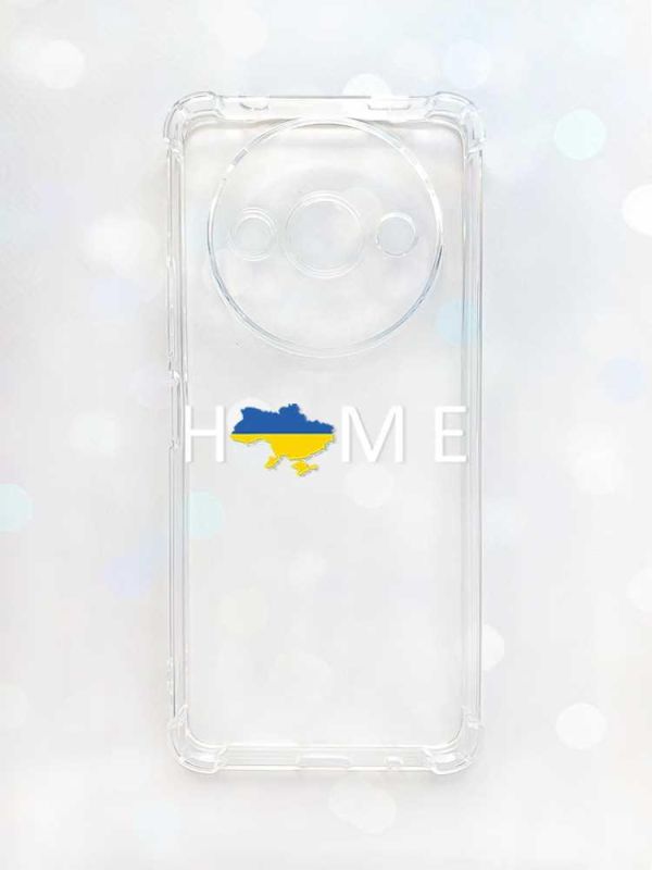 Чохол з потовщеними кутами на Xiaomi Redmi A3 :: Дім Україна (принт 73)