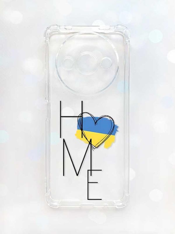Чохол з потовщеними кутами на Xiaomi Redmi A3 :: Дім Україна (принт 353)