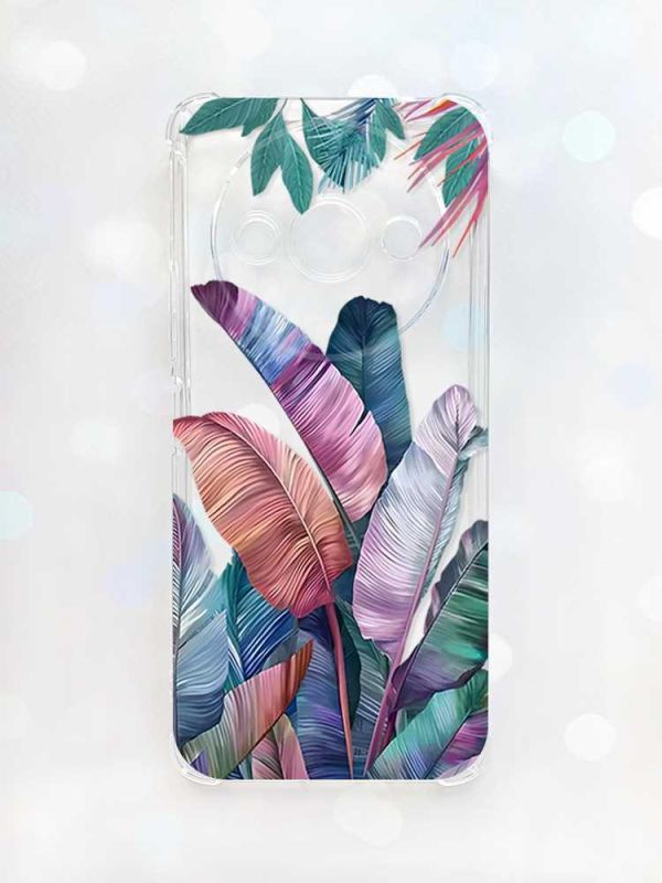 Чохол з потовщеними кутами на Xiaomi Redmi A3 :: Тропіки (принт 372)