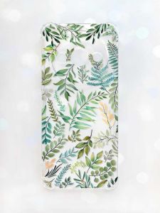 Чохол з потовщеними кутами на Xiaomi Redmi A3 :: Рослинний фон (принт 377)
