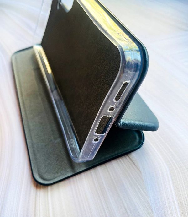 Чохол-книжка з малюнком для Samsung Galaxy A35 (A356) Чорний :: Соти 3D (принт 357)