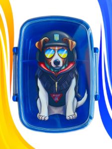 Ланч бокс дитячий синій 800 мл (дизайн 41)