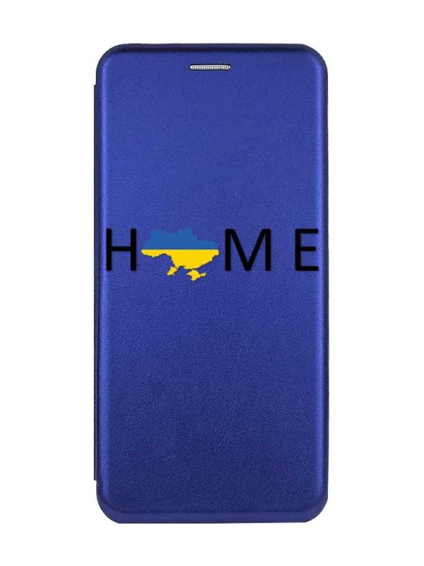 Чохол-книжка з малюнком для Samsung A55 (A556) Синій :: Дім Україна (принт 72)