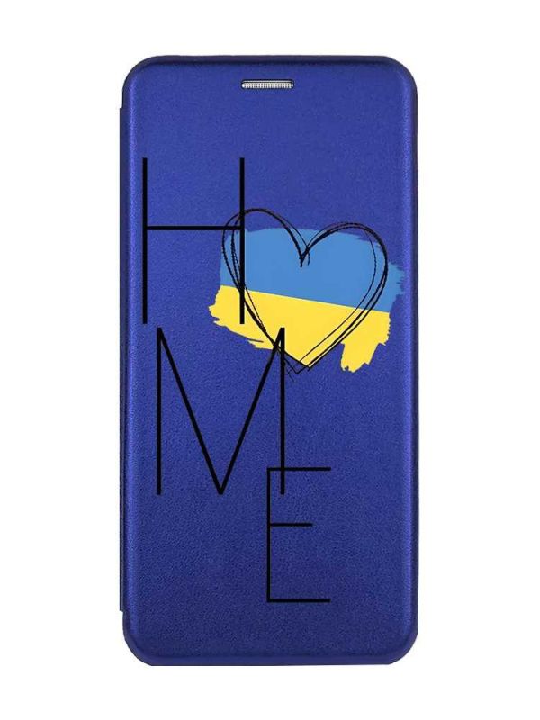 Чохол-книжка з малюнком для Samsung A55 (A556) Синій :: Дім Україна (принт 353)