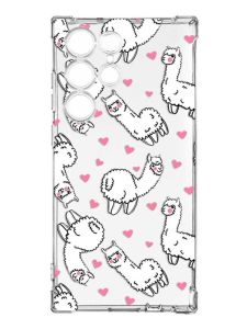 Чохол з потовщеними кутами на Samsung Galaxy S24 Ultra :: Лами (принт 95)