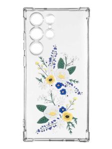 Чохол з потовщеними кутами на Samsung Galaxy S24 Ultra :: Квіти. Акварель (принт 271)