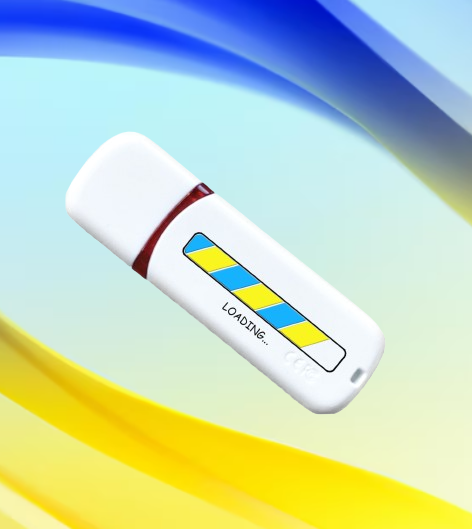 Іменна флешка з логотипом на 64GB (дизайн 1)