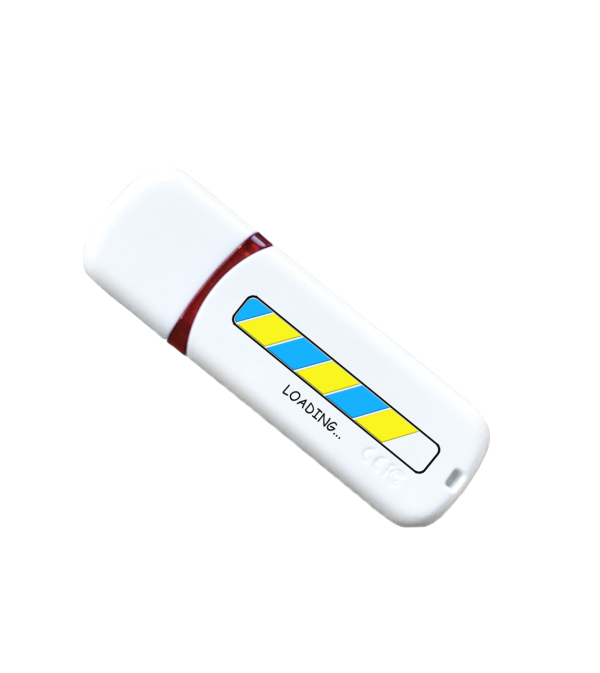 Іменна флешка з логотипом на 64GB (дизайн 1)