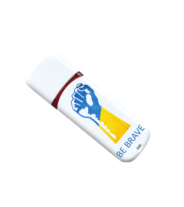Іменна флешка з логотипом на 64GB (дизайн 117)
