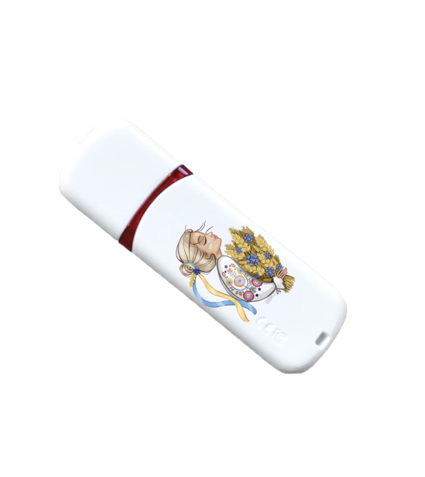 Іменна флешка з логотипом на 64GB (дизайн 121)