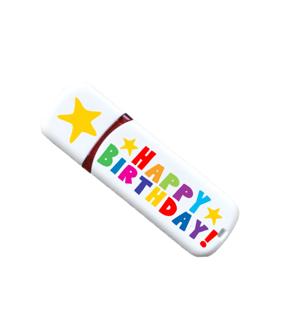 Іменна флешка з логотипом на 64GB (дизайн 129)