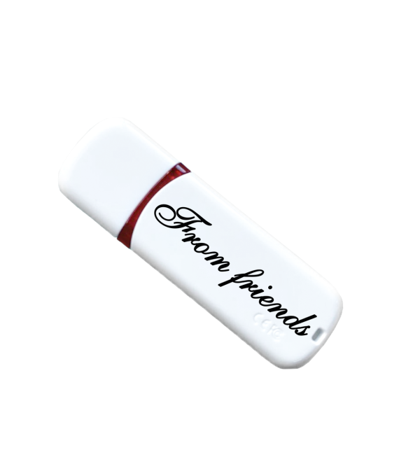 Іменна флешка з логотипом на 64GB (дизайн 133)