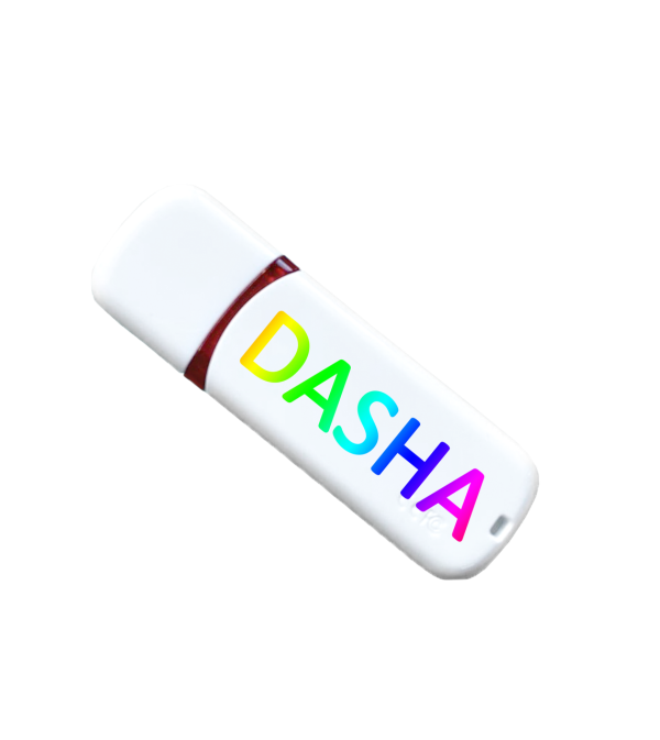 Іменна флешка з логотипом на 64GB (дизайн 135)