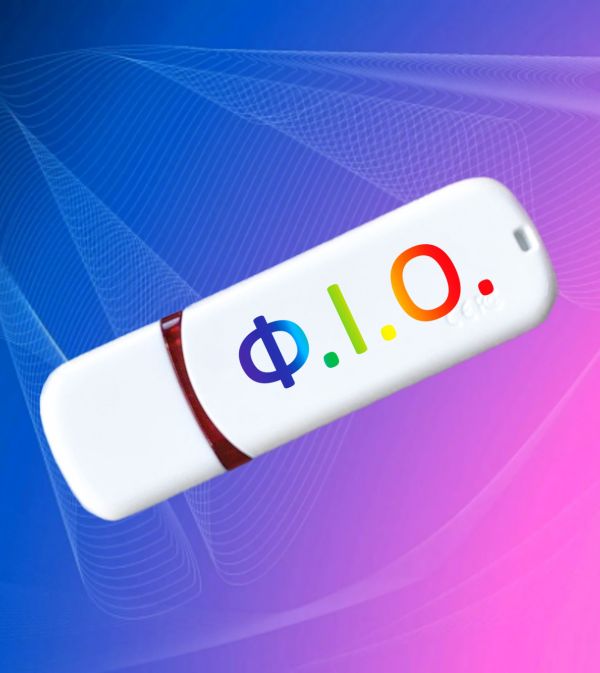 Іменна флешка з логотипом на 64GB (дизайн 136)