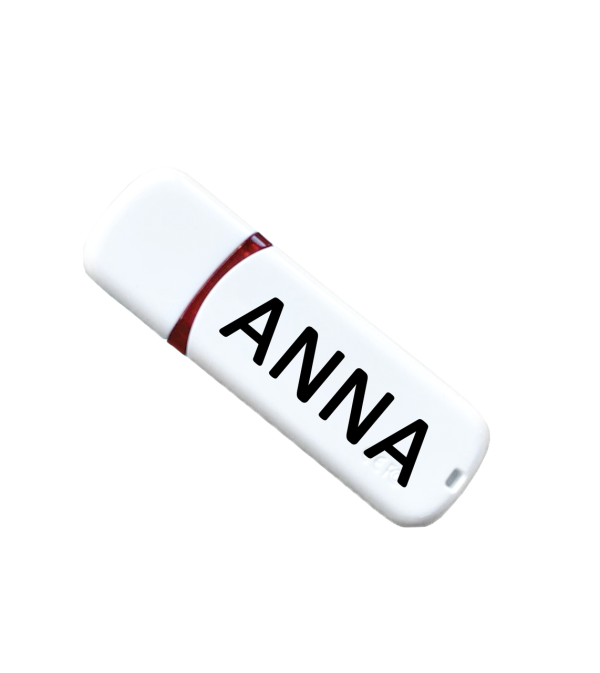 Іменна флешка з логотипом на 64GB (дизайн 143)