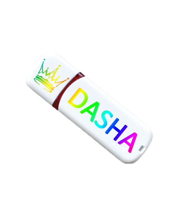 Іменна флешка з логотипом на 64GB (дизайн 182)