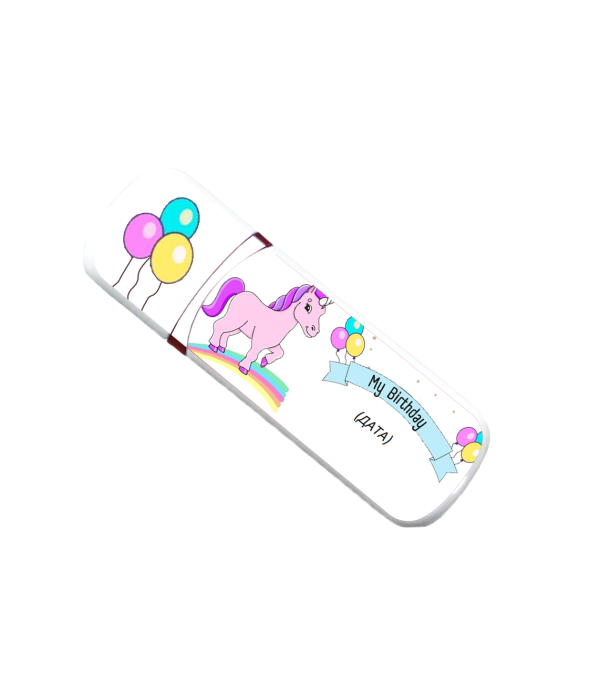 Іменна флешка з логотипом на 64GB (дизайн 187)