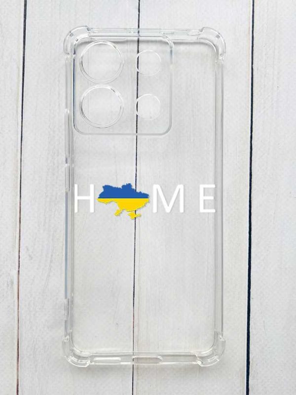 Чохол з потовщеними кутами на Xiaomi Redmi Note 13 Pro 5G :: Дім Україна (принт 73)