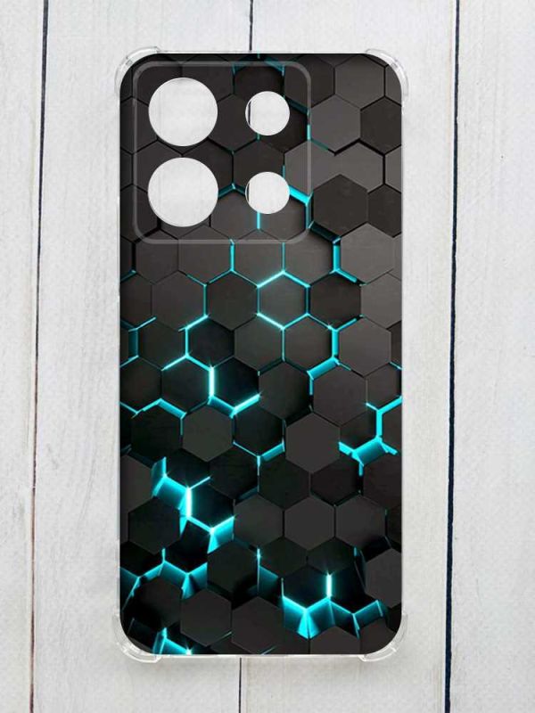 Чохол з потовщеними кутами на Xiaomi Redmi Note 13 Pro 5G :: Соти 3D (принт 357)