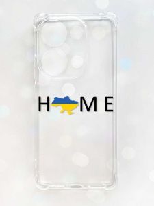 Чохол з потовщеними кутами на Xiaomi Redmi Note 13 Pro 4G :: Дім Україна (принт 72)