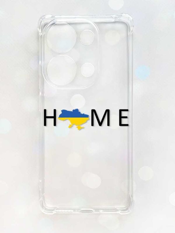 Чохол з потовщеними кутами на Xiaomi Redmi Note 13 Pro 4G :: Дім Україна (принт 72)