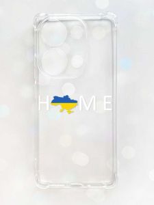 Чохол з потовщеними кутами на Xiaomi Redmi Note 13 Pro 4G :: Дім Україна (принт 73)