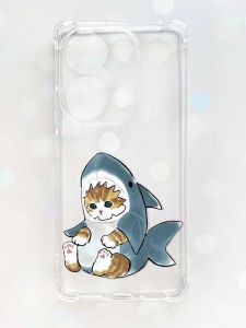 Чохол з потовщеними кутами на Xiaomi Redmi Note 13 Pro 4G :: Кошеня (принт 120)