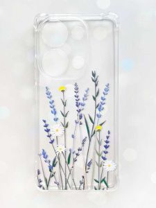 Чохол з потовщеними кутами на Xiaomi Redmi Note 13 Pro 4G :: Польові квіти (принт 270)