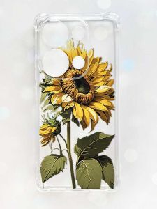Чохол з потовщеними кутами на Xiaomi Redmi Note 13 Pro 4G :: Соняшник (принт 274)