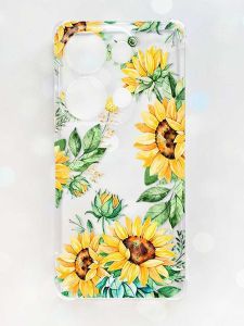 Чохол з потовщеними кутами на Xiaomi Redmi Note 13 Pro 4G :: Соняхи (принт 288)