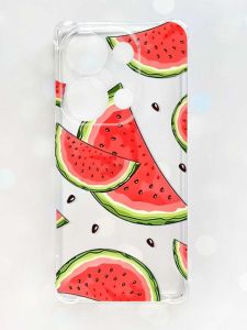 Чохол з потовщеними кутами на Xiaomi Redmi Note 13 Pro 4G :: Скибки кавуна (принт 342)