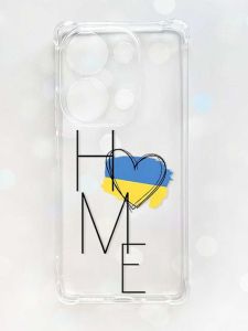 Чохол з потовщеними кутами на Xiaomi Redmi Note 13 Pro 4G :: Дім Україна (принт 353)