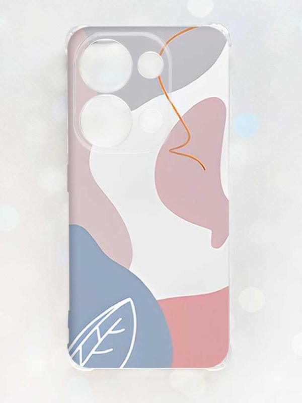 Чохол з потовщеними кутами на Xiaomi Redmi Note 13 Pro 4G :: Кольоровий фон (принт 61)