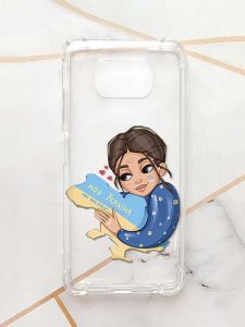 Чохол з потовщеними кутами для Xiaomi Poco X3 :: Моя Україна (принт 2)