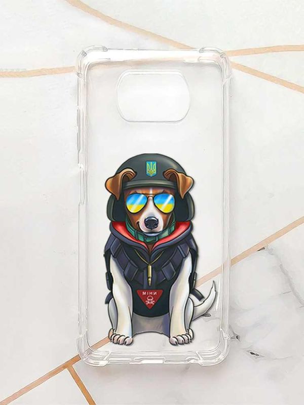 Чохол з потовщеними кутами для Xiaomi Poco X3 :: Пес Патрон (принт 4)