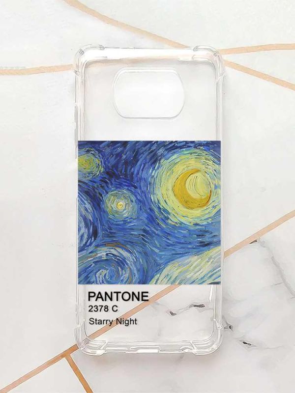 Чохол з потовщеними кутами для Xiaomi Poco X3 :: Зоряна ніч (принт 82)