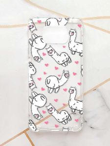 Чохол з потовщеними кутами для Xiaomi Poco X3 :: Лами (принт 95)