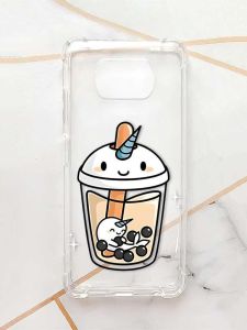 Чохол з потовщеними кутами для Xiaomi Poco X3 :: Коктейль Єдиноріг (принт 96)