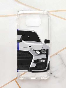 Чохол з потовщеними кутами для Xiaomi Poco X3 :: Авто сіре (принт 231)