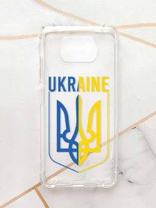 Чохол з потовщеними кутами для Xiaomi Poco X3 :: Тризуб (принт 254)