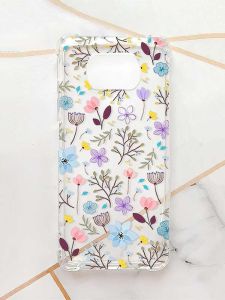 Чохол з потовщеними кутами для Xiaomi Poco X3 :: Квітковий фон (принт 267)