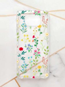 Чохол з потовщеними кутами для Xiaomi Poco X3 :: Квітковий фон (принт 269)