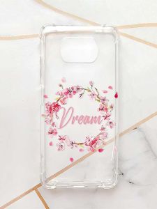 Чохол з потовщеними кутами для Xiaomi Poco X3 :: Віночок з сакури (принт 284)