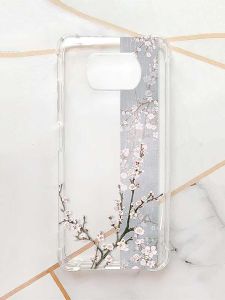 Чохол з потовщеними кутами для Xiaomi Poco X3 :: Квітуча сакура (принт 285)