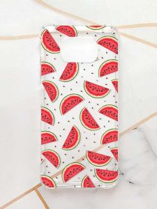 Чохол з потовщеними кутами для Xiaomi Poco X3 :: Кавуновий фон (принт 344)