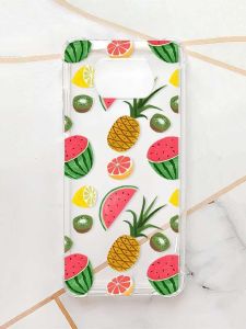 Чохол з потовщеними кутами для Xiaomi Poco X3 :: Фруктовий мікс (принт 347)