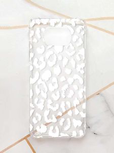 Чохол з потовщеними кутами для Xiaomi Poco X3 :: Леопардовий принт Білий (принт 375)